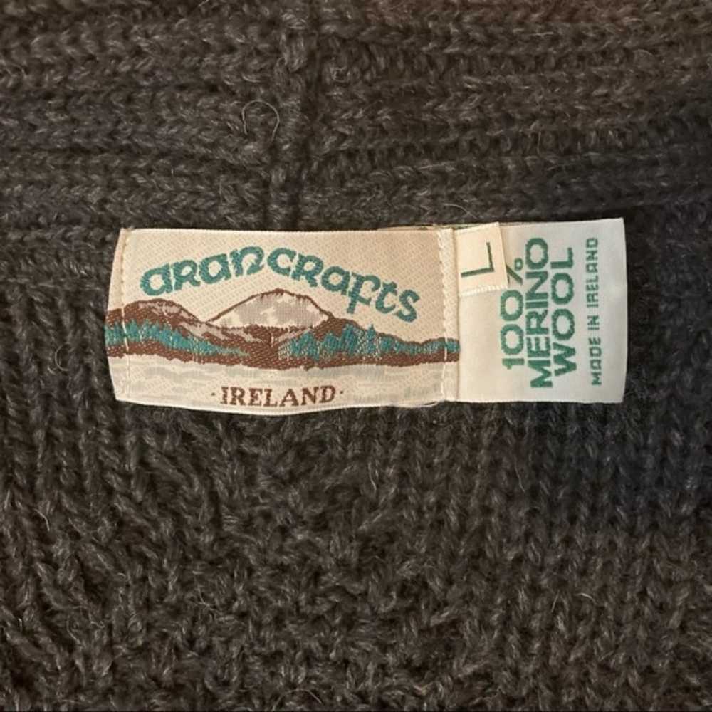 Arancrafts Ireland Merino Wool Slouchy Chunky Gra… - image 2