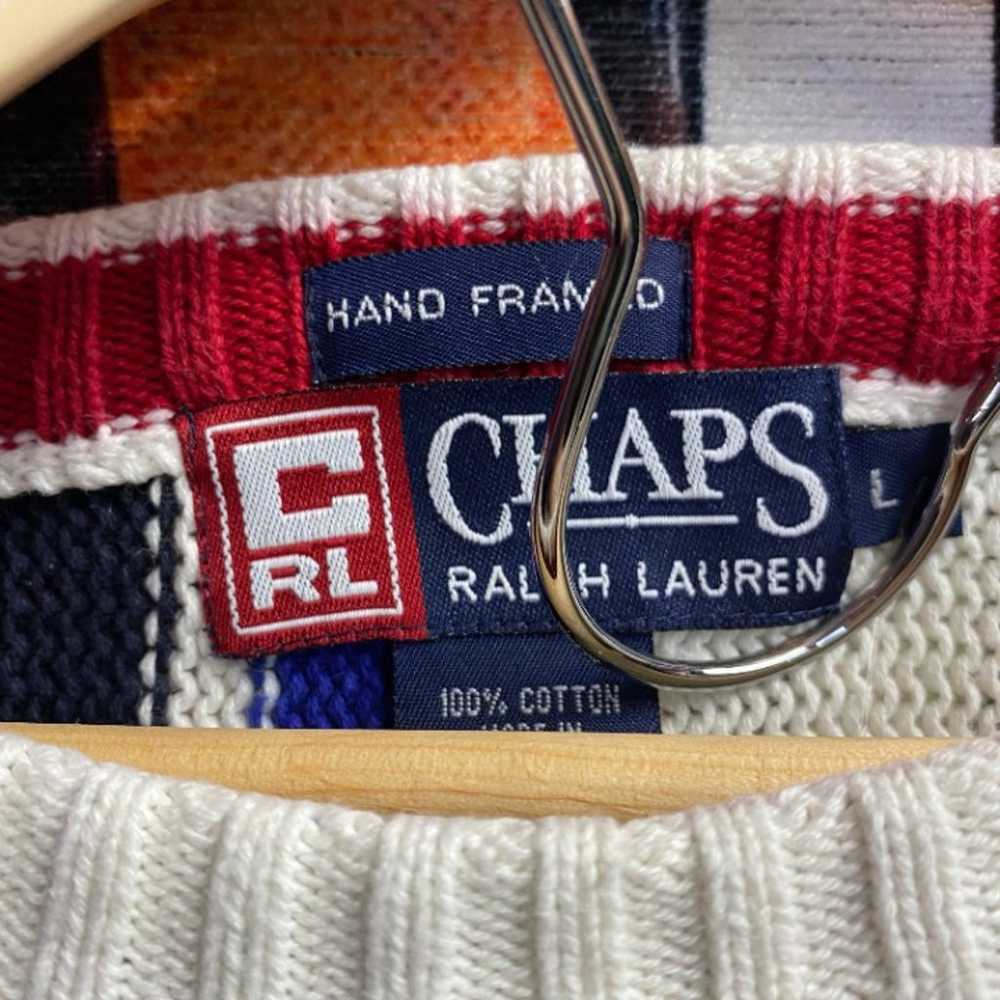 Vintage Ralph Lauren Chaps Sweater size Large - image 3