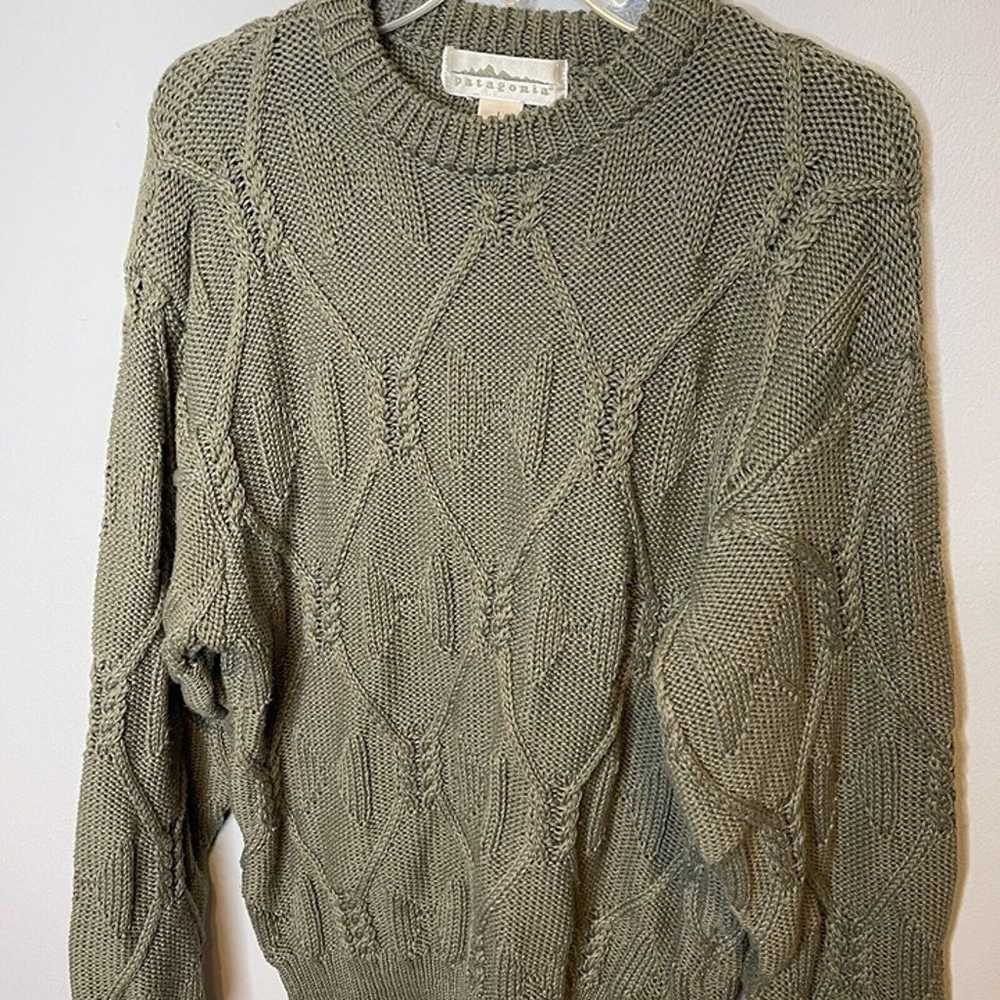 Vintage Patagonia White Label Sweater Mens Size L… - image 3