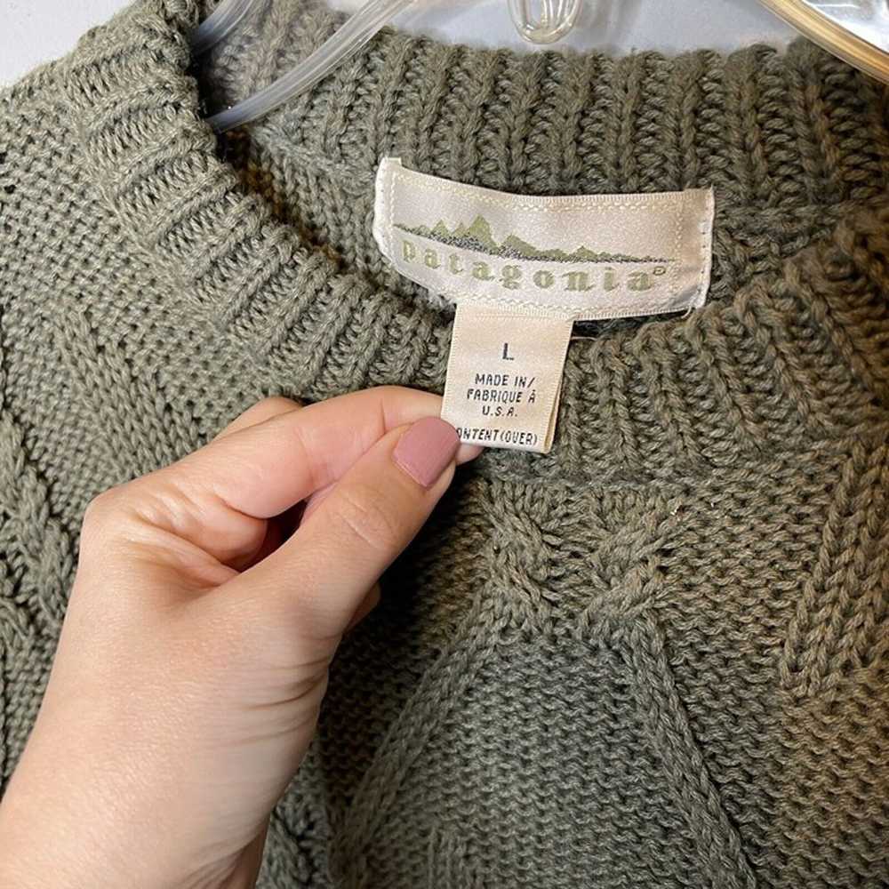 Vintage Patagonia White Label Sweater Mens Size L… - image 4