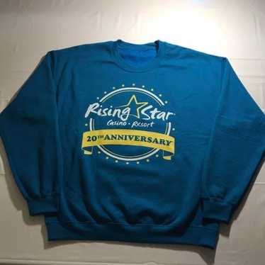Vintage 90s Rising Star Casino Sweatshirt Mens XL… - image 1