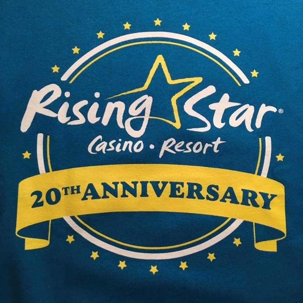 Vintage 90s Rising Star Casino Sweatshirt Mens XL… - image 2
