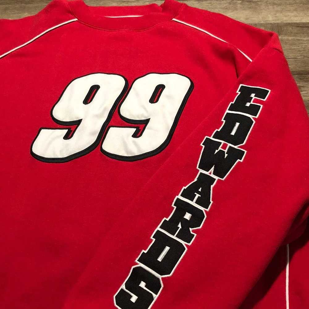 Vintage NASCAR #99 Edwards Crewneck - image 3