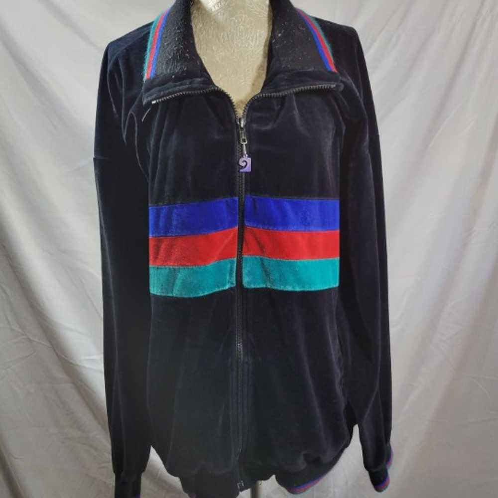 Pierre Cardin Vintage Arnel Nylon Zipper Jacket s… - image 1