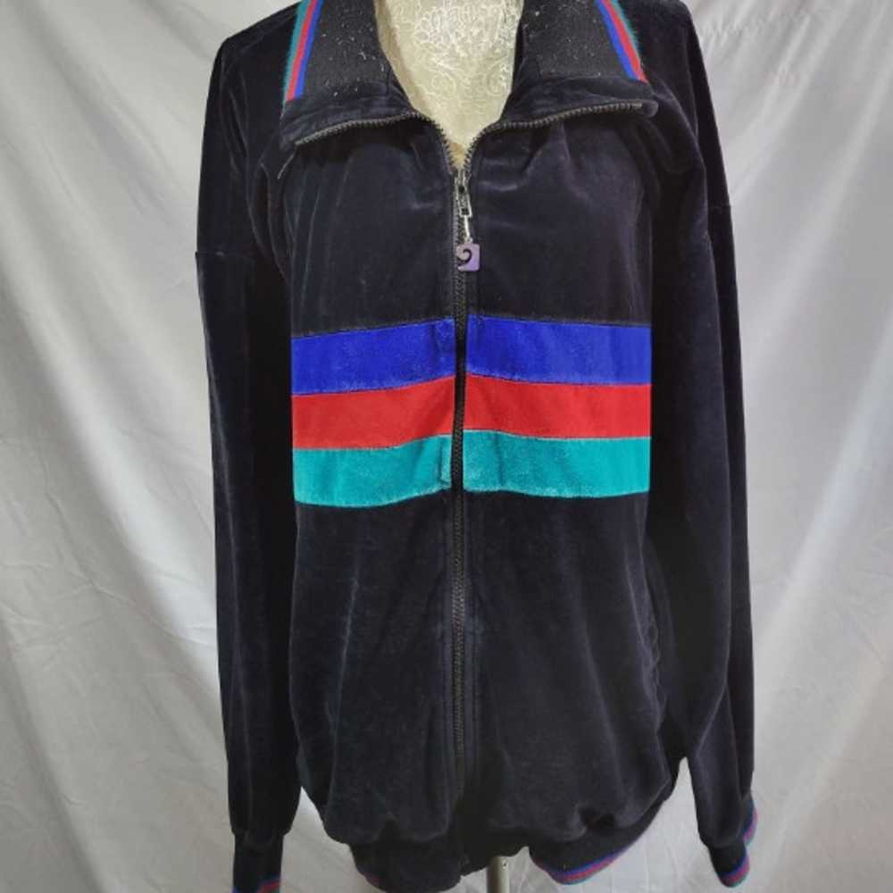 Pierre Cardin Vintage Arnel Nylon Zipper Jacket s… - image 3