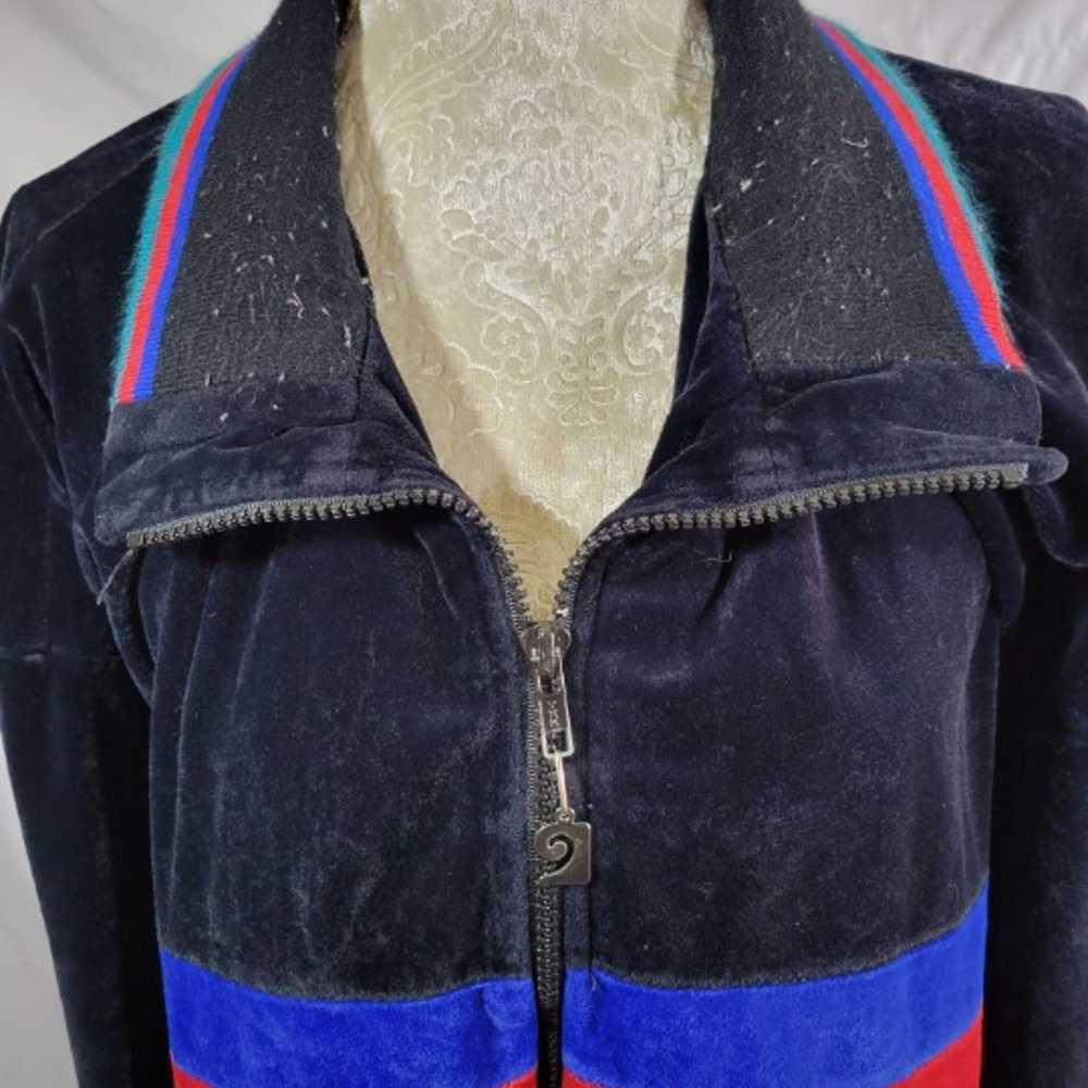 Pierre Cardin Vintage Arnel Nylon Zipper Jacket s… - image 4