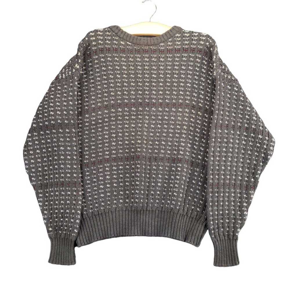 Vintage John Ashford Mens Pullover Knit Sweater S… - image 1