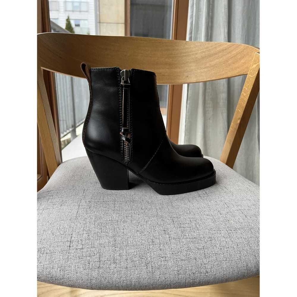 Acne Studios Pistol leather ankle boots - image 8
