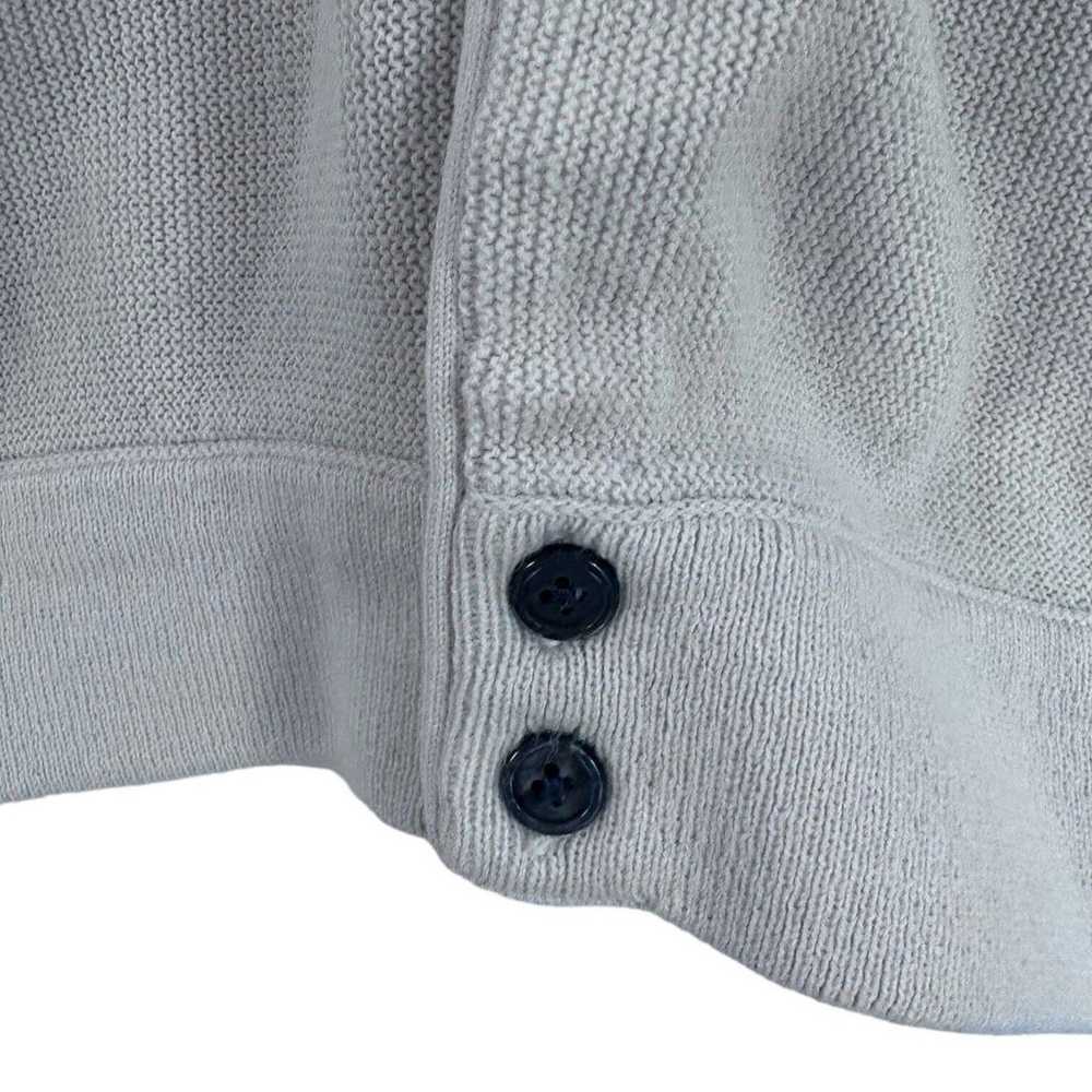 IZOD Cardigan Sweater Vintage 90s Mens XL Cream L… - image 6