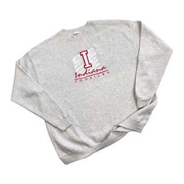 VINTAGE INDIANA HOOSIERS SWEATSHIRT XL MENS GRAY … - image 1