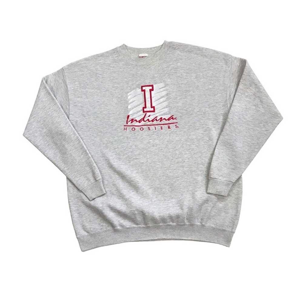 VINTAGE INDIANA HOOSIERS SWEATSHIRT XL MENS GRAY … - image 2