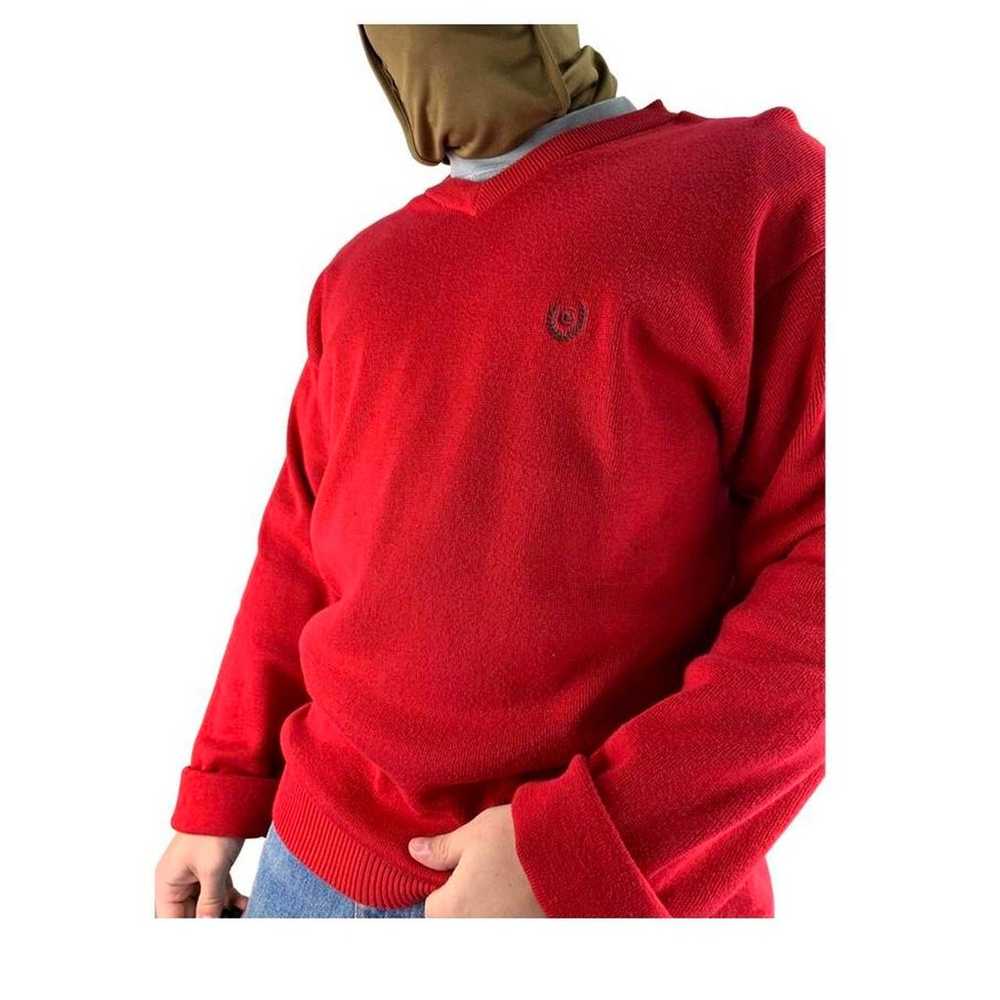 Vintage y2k Izod Baggy Red Sweater - image 3