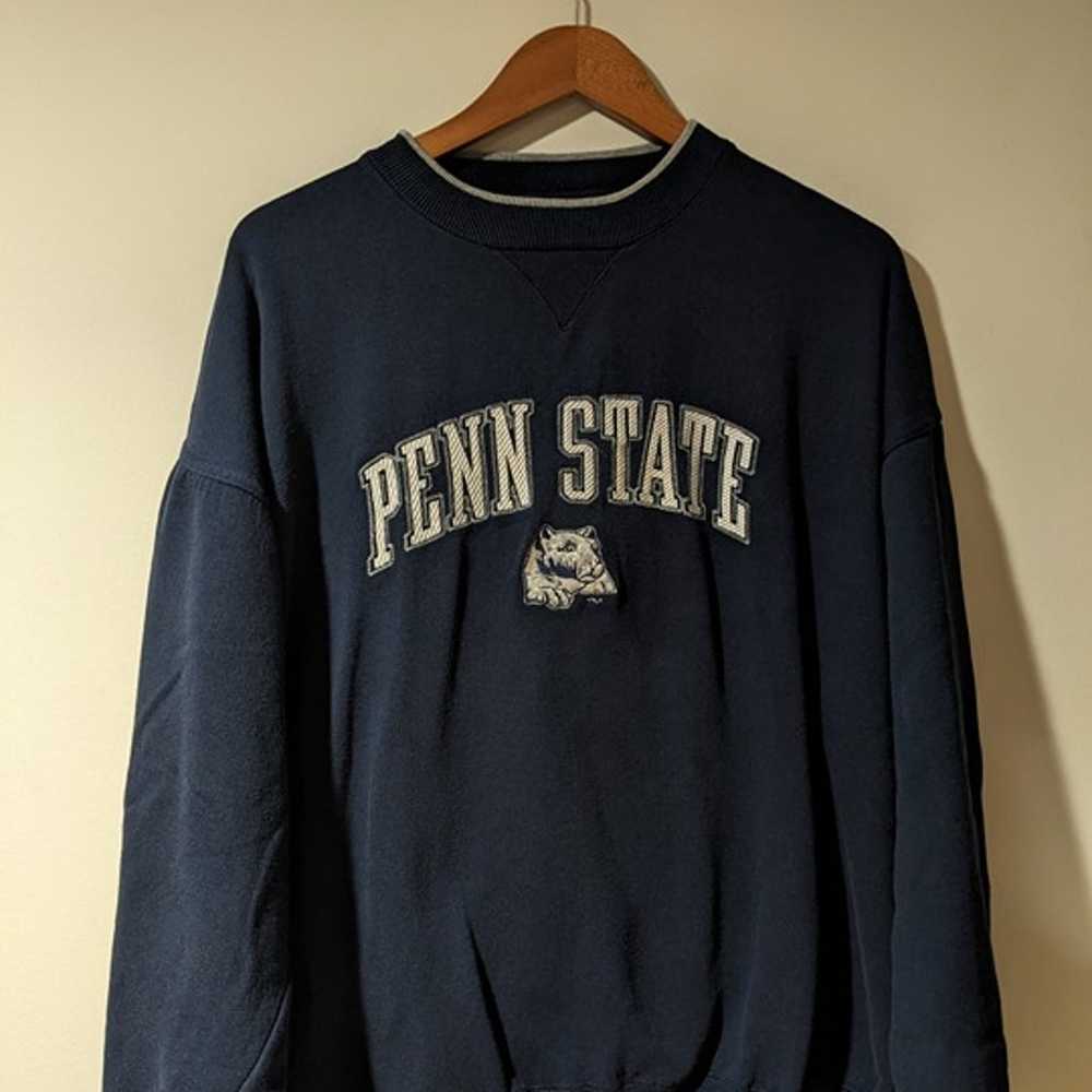 Vintage 90s Penn State University Arch Logo Nitta… - image 1