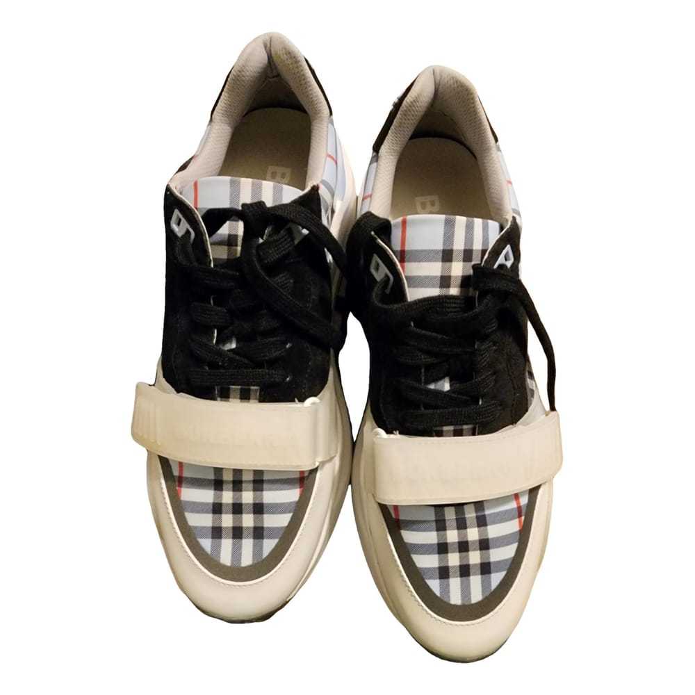 Burberry Regis leather trainers - image 1