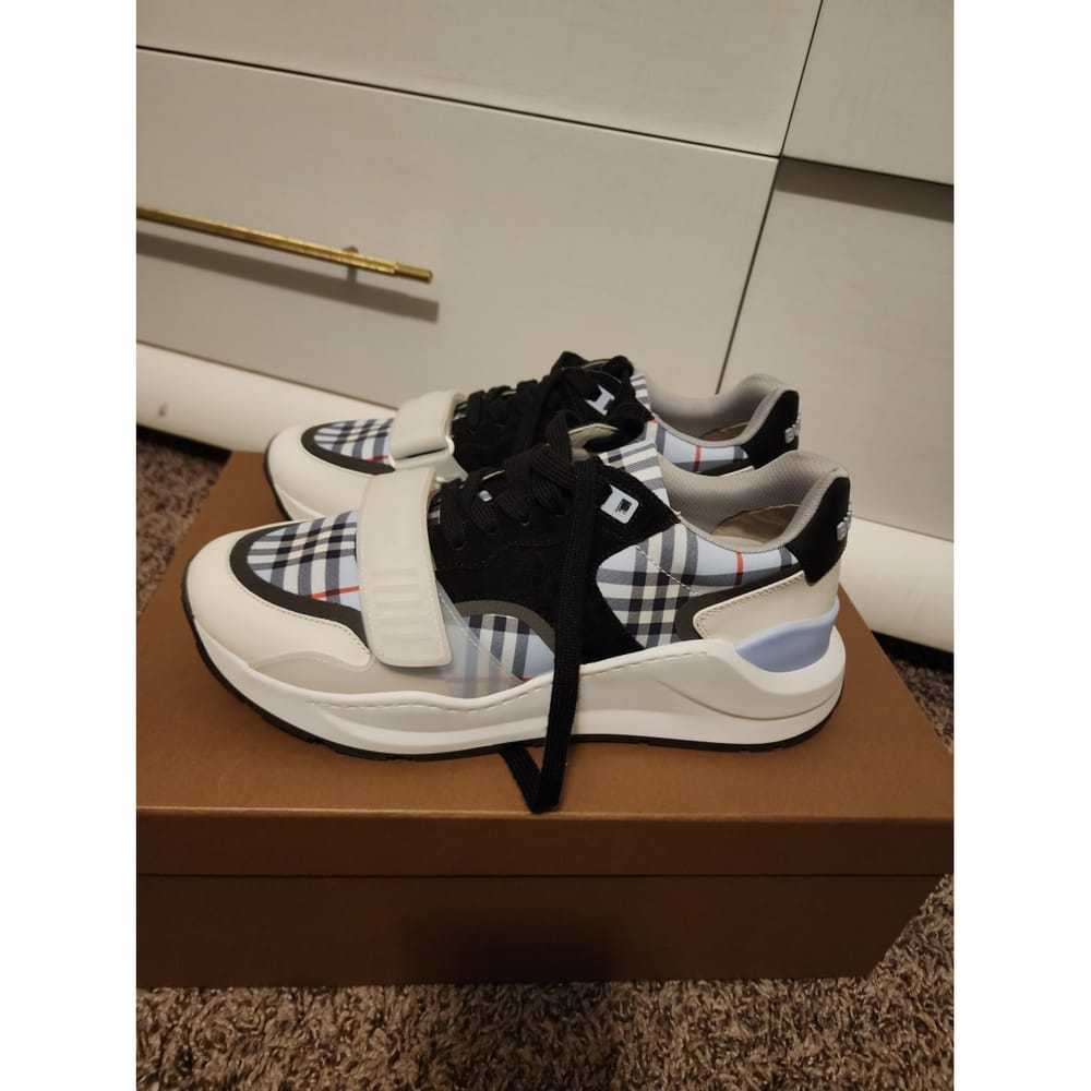 Burberry Regis leather trainers - image 2