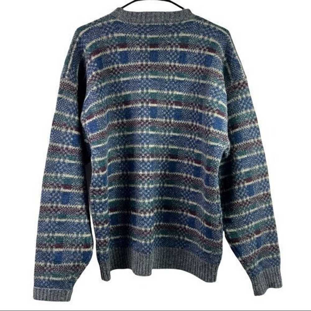 Vintage Royal Scott Pure Shetland Wool Sweater 80… - image 3