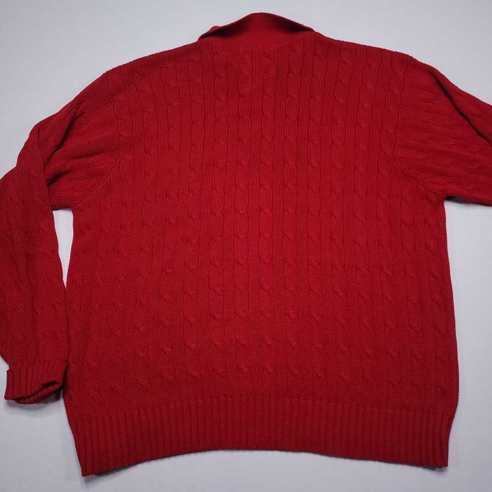 Vintage Polo Ralph Lauren Chuncky Cable Knit Golf… - image 2