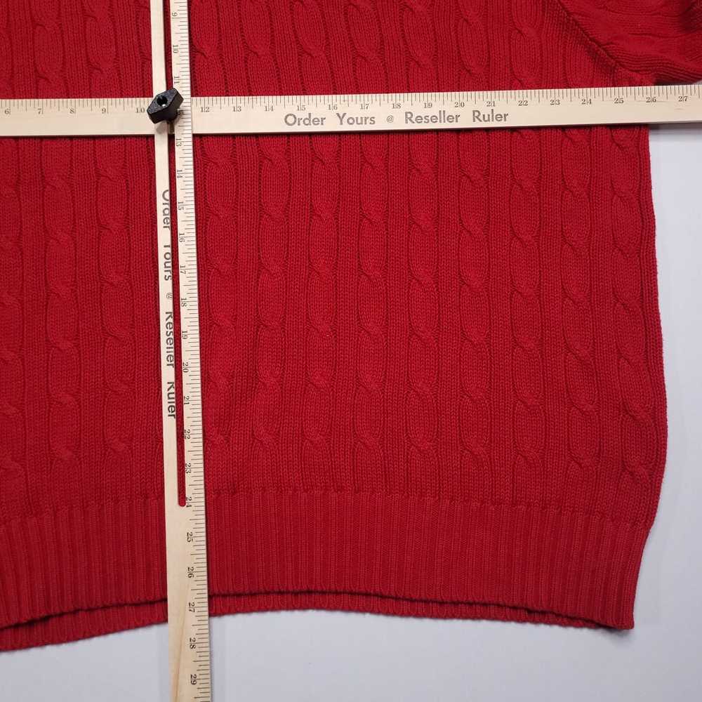 Vintage Polo Ralph Lauren Chuncky Cable Knit Golf… - image 5