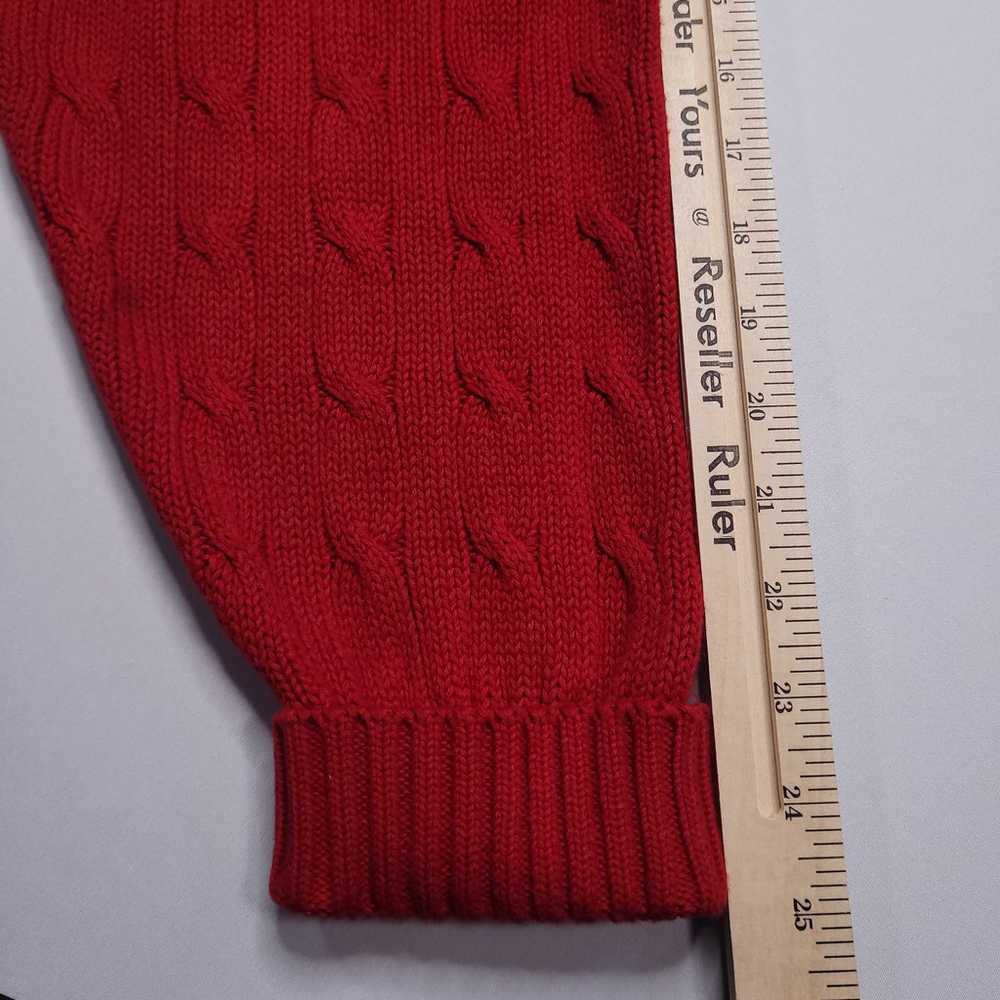 Vintage Polo Ralph Lauren Chuncky Cable Knit Golf… - image 7