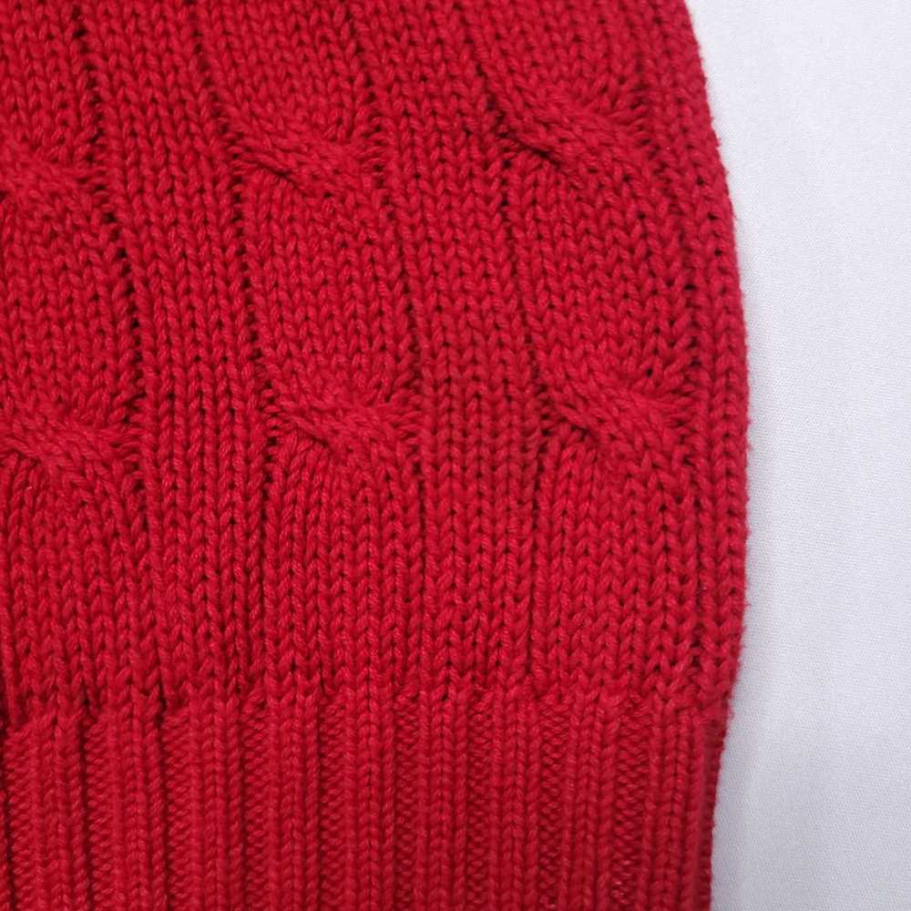 Vintage Polo Ralph Lauren Chuncky Cable Knit Golf… - image 9