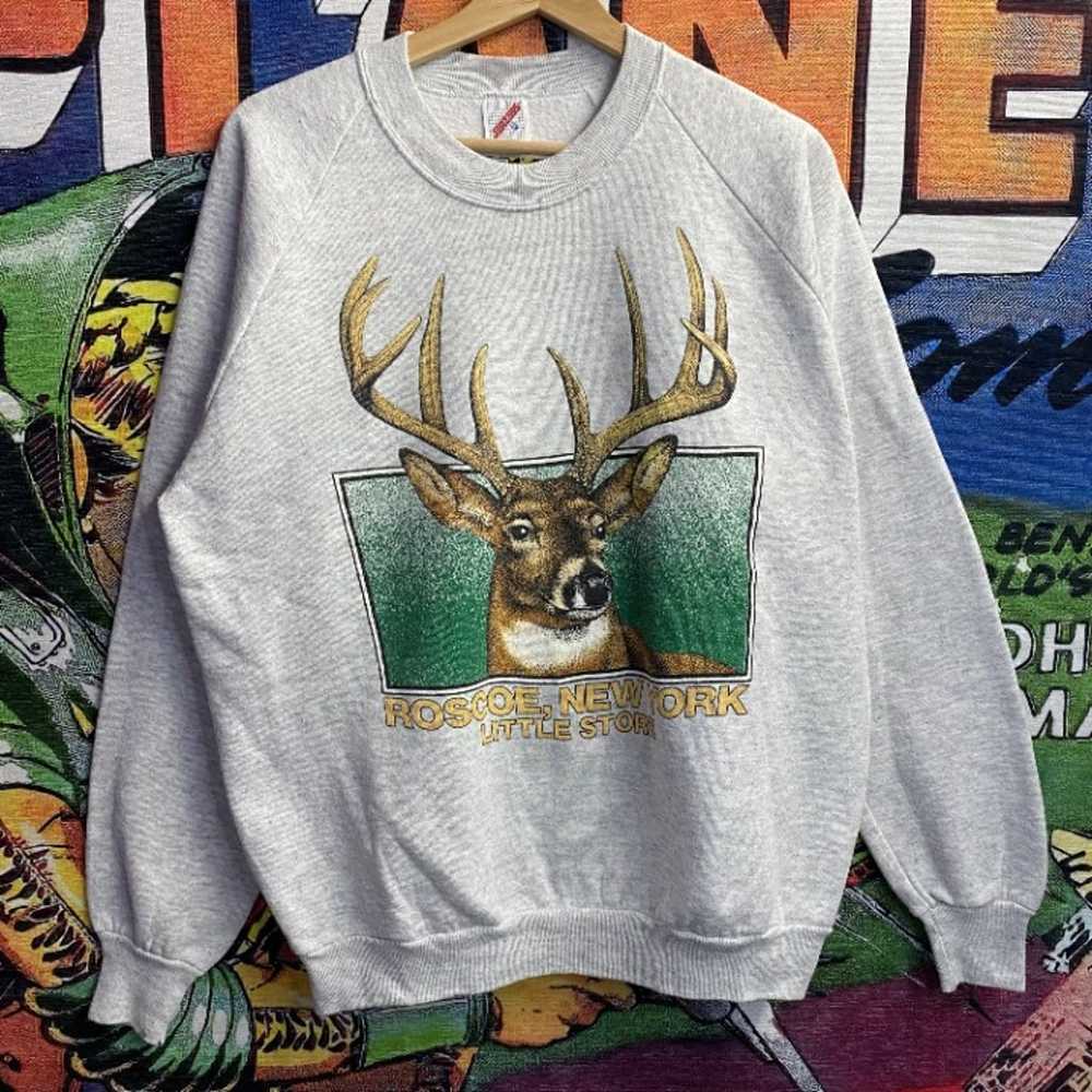 Vintage 90s New York Deer Sweater size XL - image 1