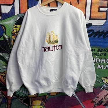 Vintage 90s Nautica Crewneck Sweater size XL - image 1