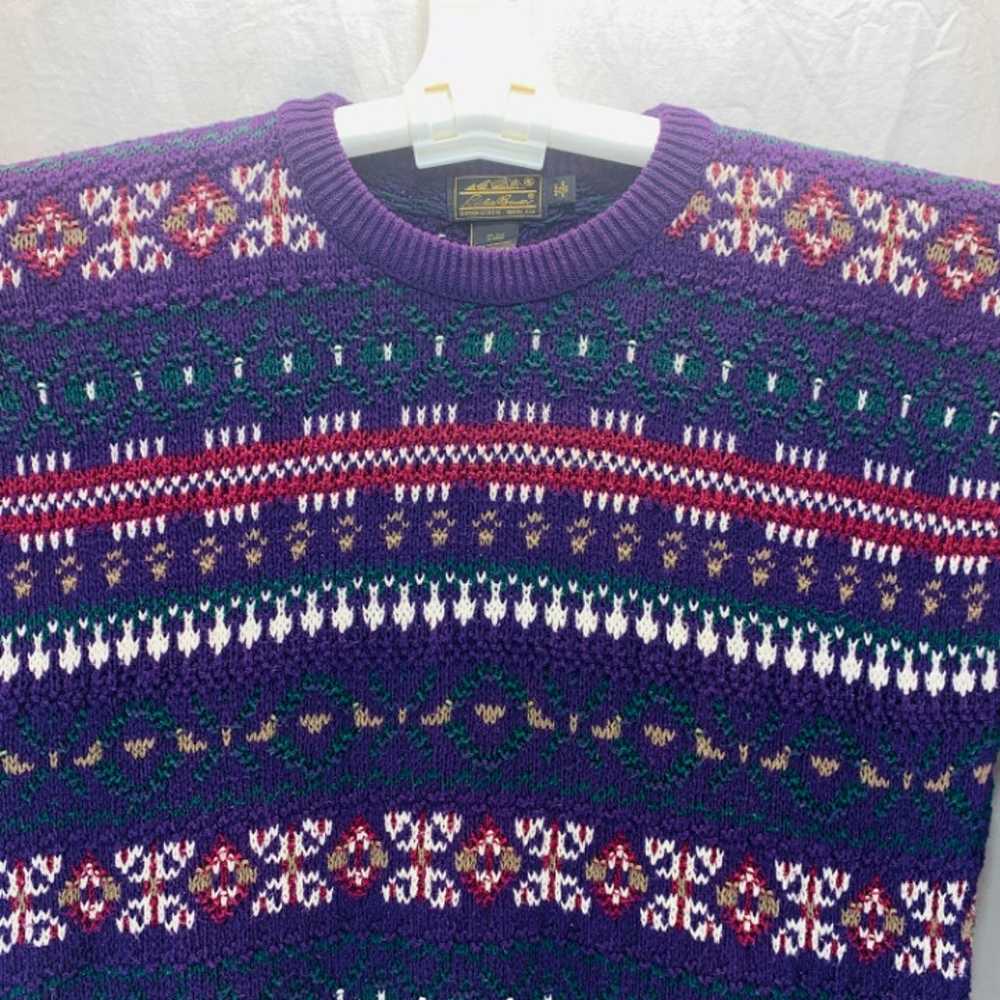 80’s Eddie Bauer Sweater - Men’s XL - image 4