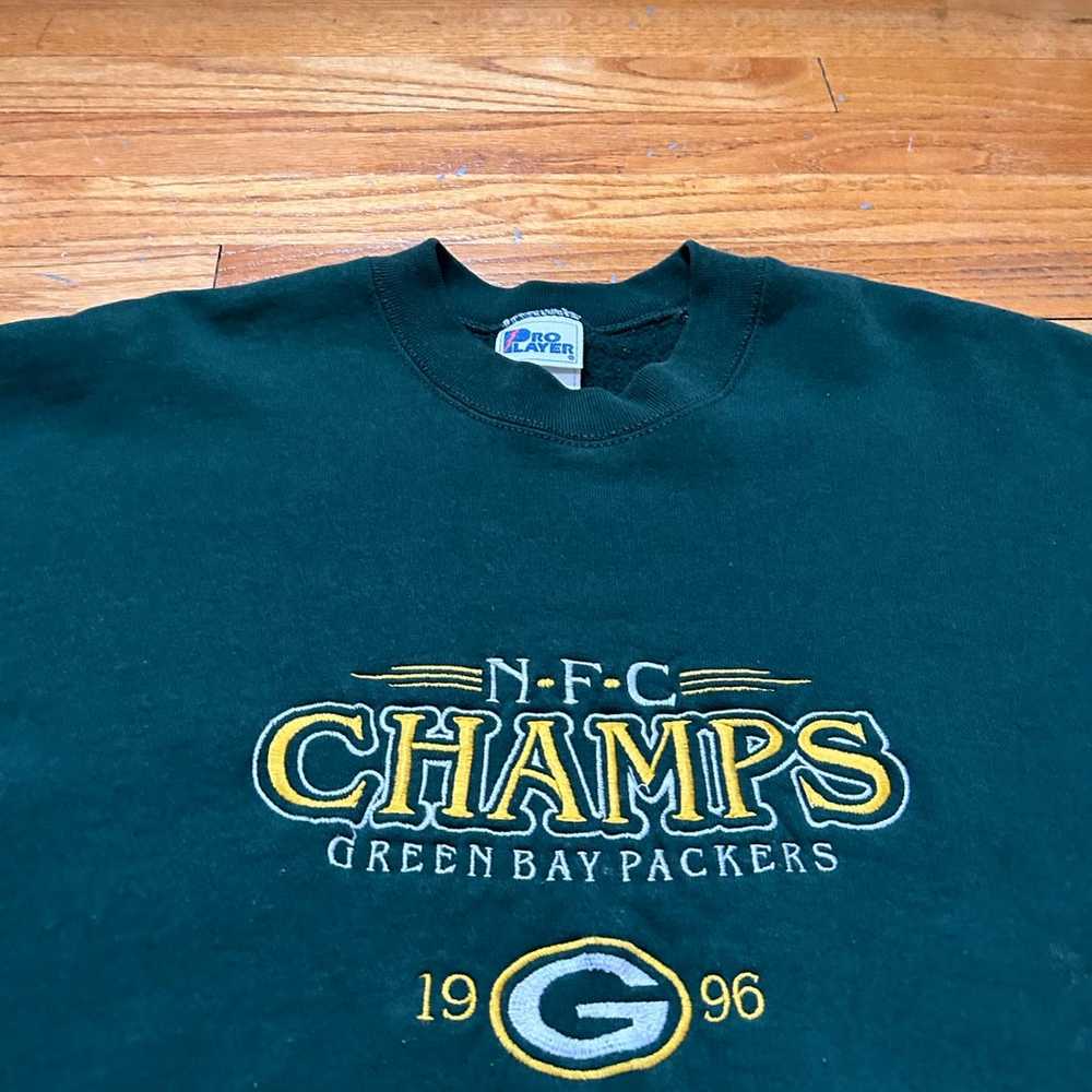 Vintage 90s NFL Green Bay Packer Crewneck Sweater - image 2