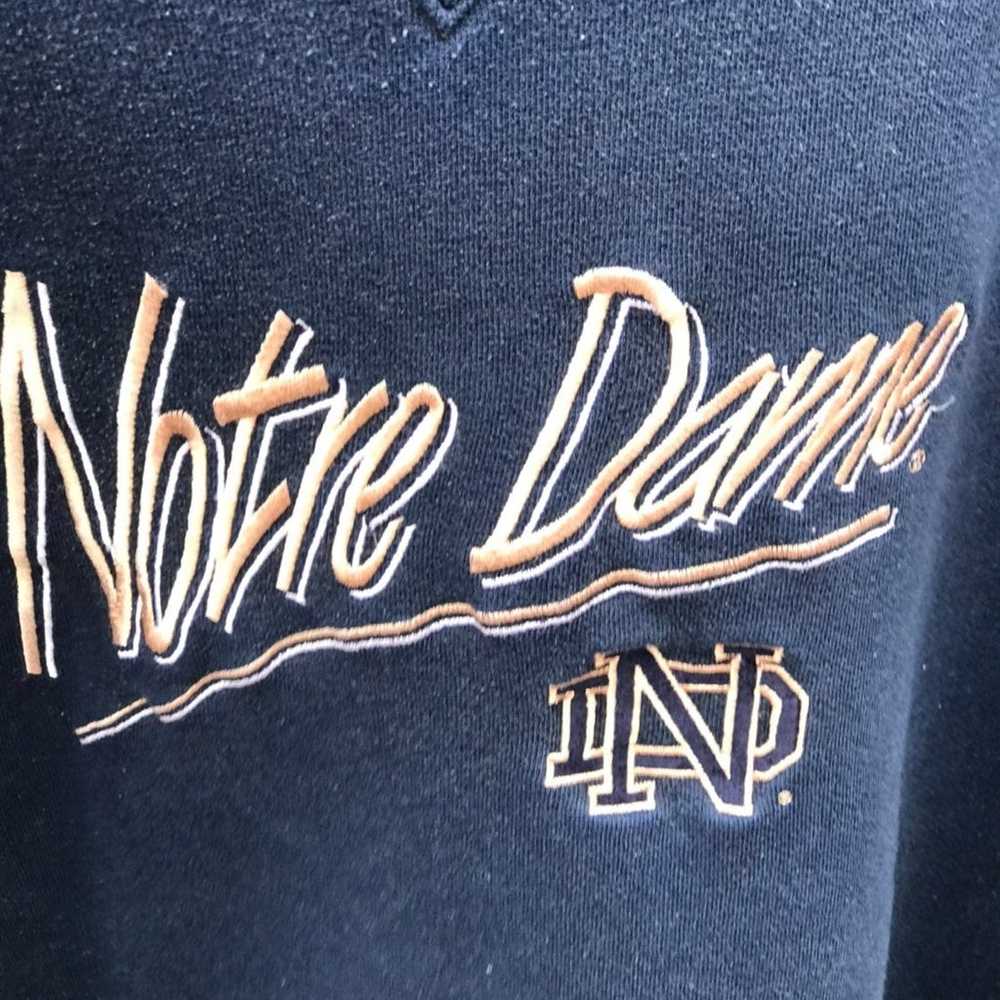 Vintage Midwest Embroidery Notre Dame Cr - image 2