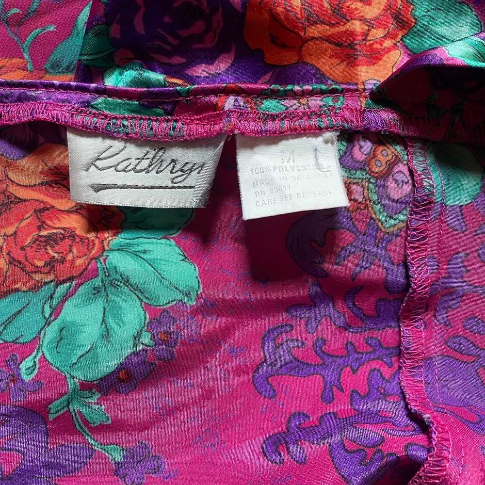 Vintage 90s Kathryn Satin Paisley Camisole - image 6