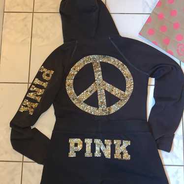 Victoria's Secret PINK Rhinestoned Peace Set