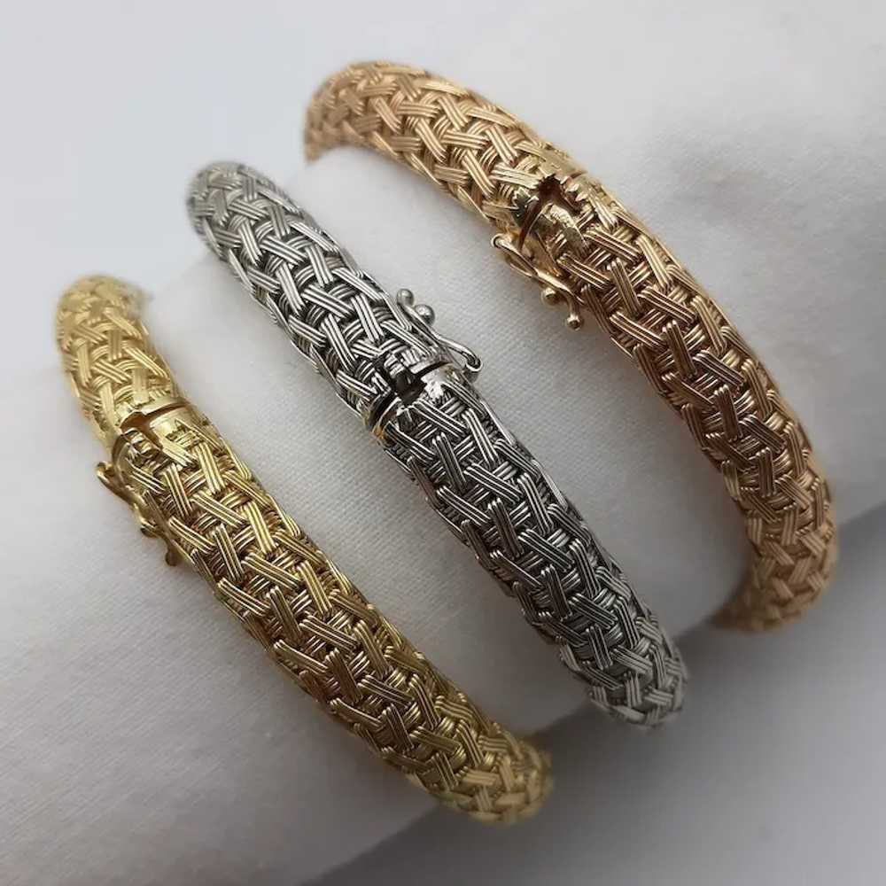 Your Choice - Yellow or White 18K Bracelet - Fili… - image 2