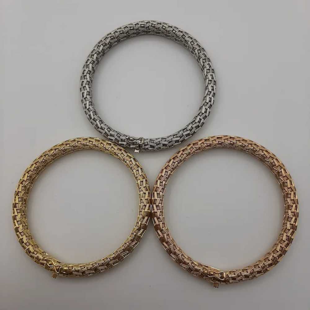 Your Choice - Yellow or White 18K Bracelet - Fili… - image 6