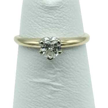 14K .25ctw Diamond Heart Ring