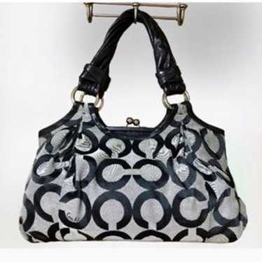 バッグ Coach Kiss Rock Hand Bag Leather Coach Kiss Rock Handbag Leather