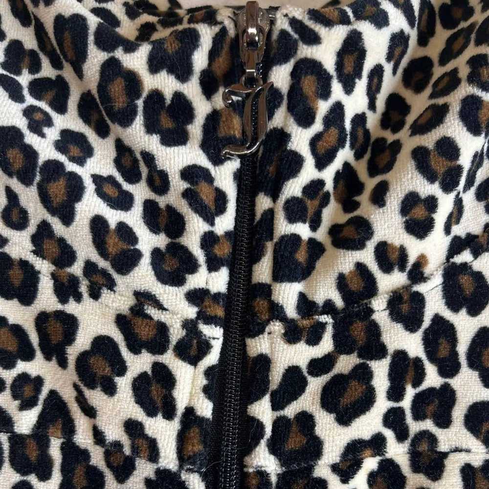 Vintage Y2K Juicy Couture Cheetah Animal Print Ve… - image 9