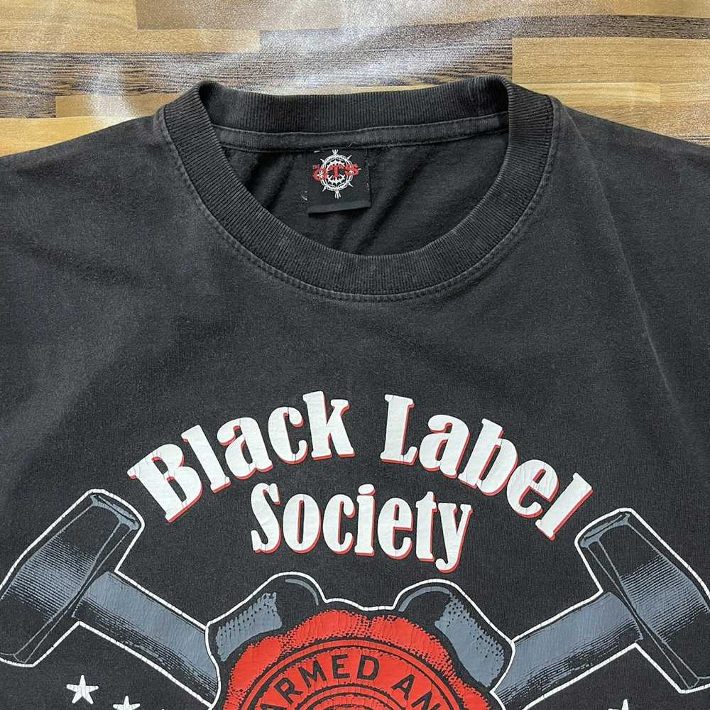 Band Tees × Rock Band × Rock T Shirt Black Label … - image 5