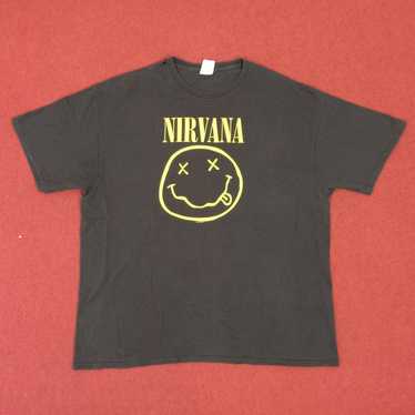 Band Tees × Nirvana × Vintage Nirvana Rock Band L… - image 1