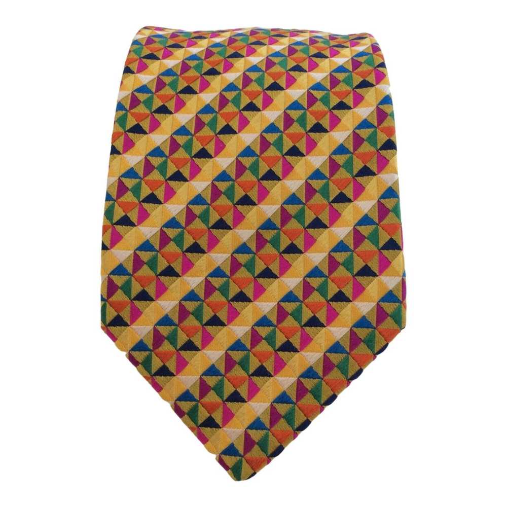 Charles Tyrwhitt CHARLES TYRWHITT Geometric Silk … - image 1