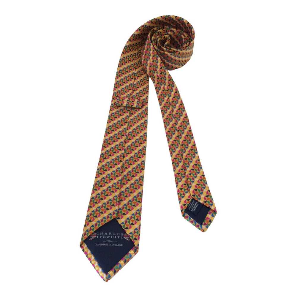 Charles Tyrwhitt CHARLES TYRWHITT Geometric Silk … - image 3