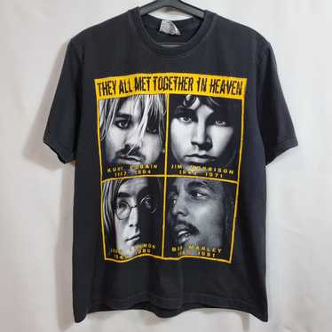 Kurt Cobain × Rock T Shirt × Vintage 1990s Kurt J… - image 1