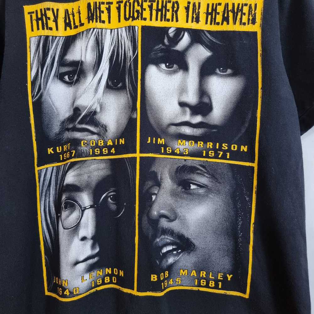 Kurt Cobain × Rock T Shirt × Vintage 1990s Kurt J… - image 2