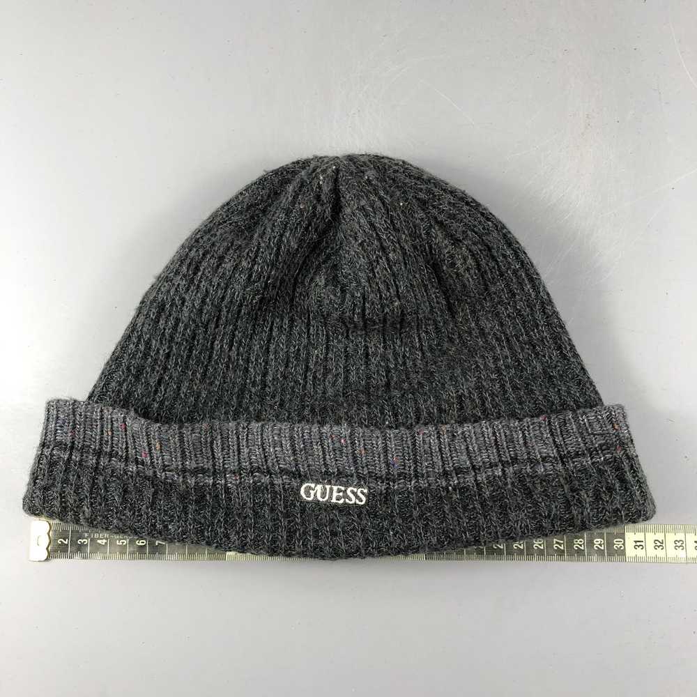 Guess × Vintage Guess Hats Ribbed Beanie Knit Sno… - image 4