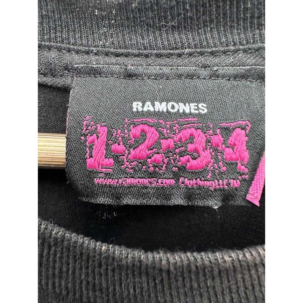 Alstyle Y2K Ramones Band T-shirt Size Large Rock … - image 3