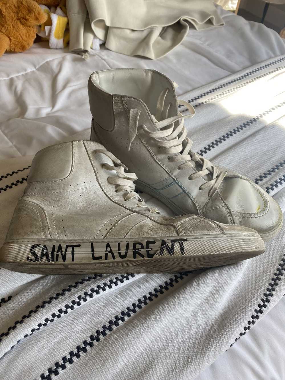 Yves Saint Laurent Saint Laurent Joe Distressed S… - image 1