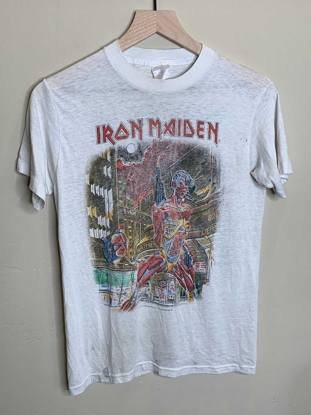 Band Tees × Iron Maiden × Vintage *RARE* Vintage … - image 1