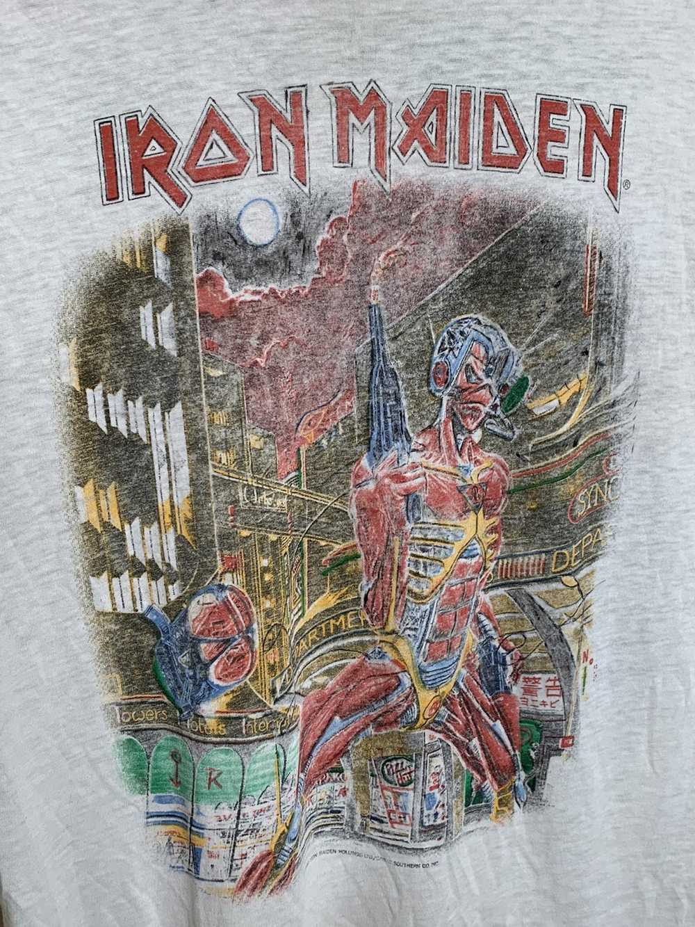 Band Tees × Iron Maiden × Vintage *RARE* Vintage … - image 3