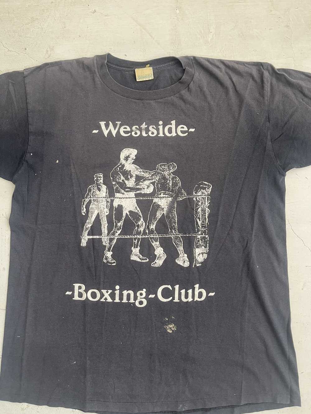 Vintage Vintage single stitch west side boxing tee - image 2