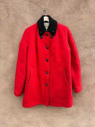 1960's Hudson's Bay Red Wool Coat - image 1