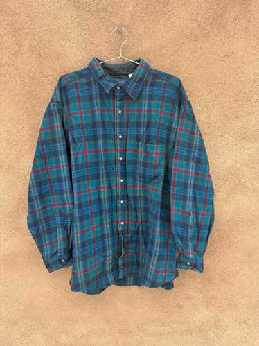 Blue/Red/Brown Plaid Wool Pendleton Shirt